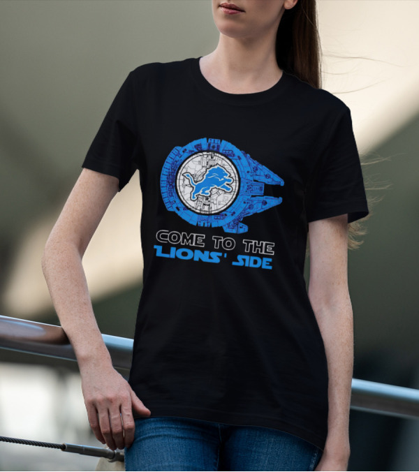 Come To The Lions' Side Millennium Falcon Crossover T-Shirt