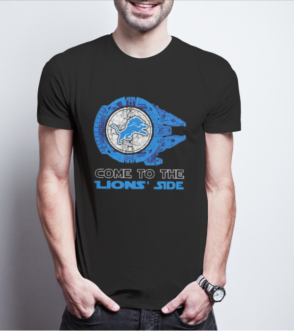 Come To The Lions' Side Millennium Falcon Crossover T-Shirt