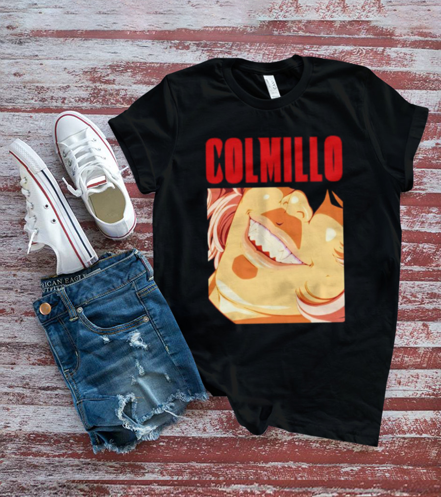 Trending Colmillo Anime Style Art Grinning Expression T-Shirt