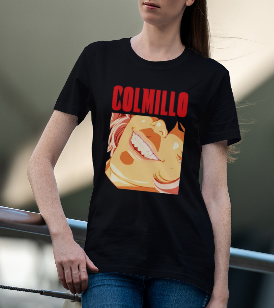 Trending Colmillo Anime Style Art Grinning Expression T-Shirt