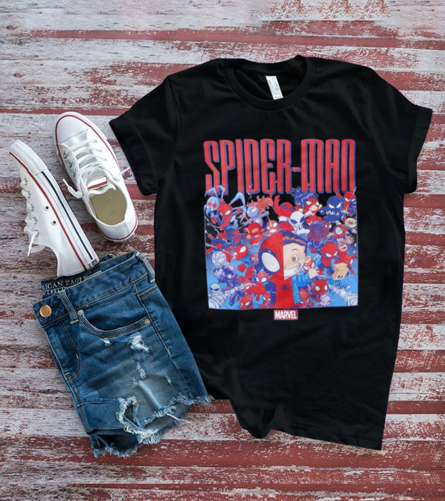 Marvel Spider-Man Cartoon Group Adventure T-Shirt