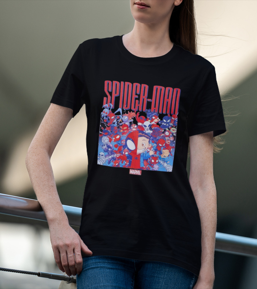 Marvel Spider-Man Cartoon Group Adventure T-Shirt