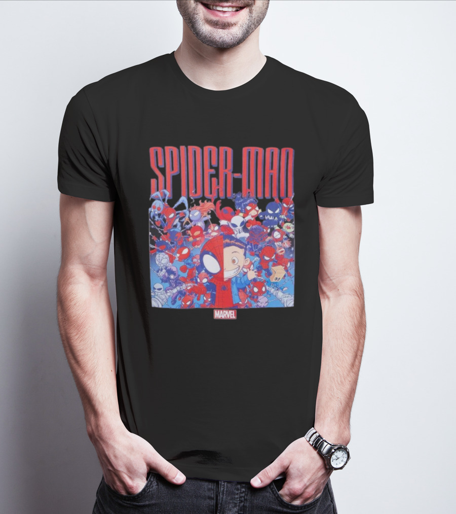 Marvel Spider-Man Cartoon Group Adventure T-Shirt
