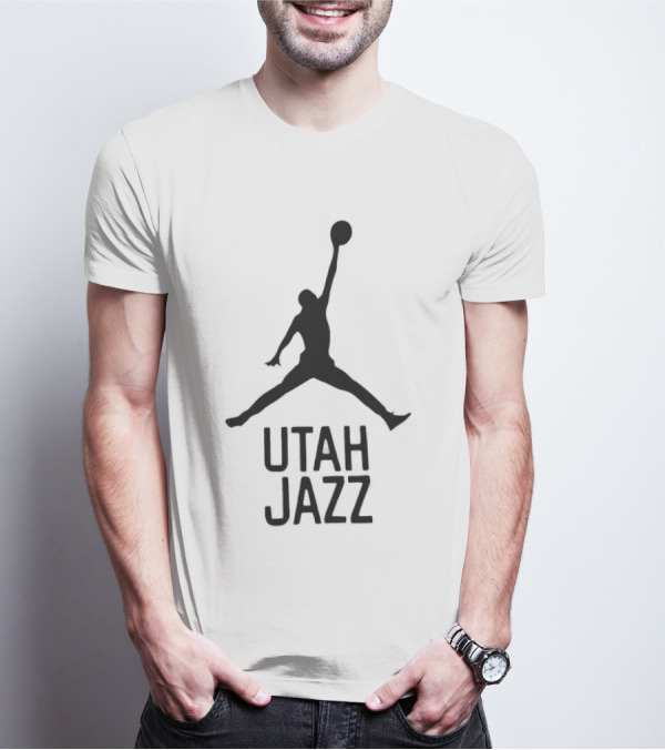 Utah Jazz Jumpman Basketball T-Shirt