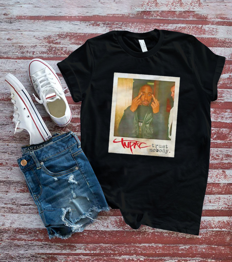 Tupac Polaroid Trust Nobody T-Shirt