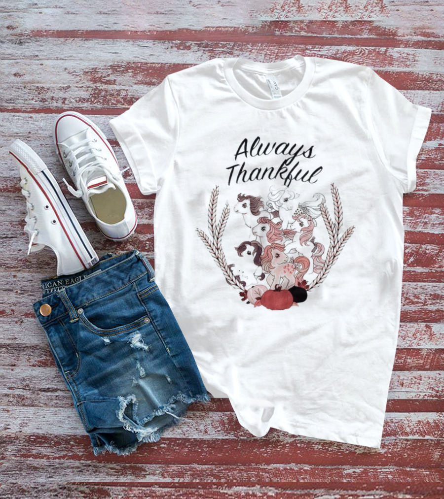Always Thankful My Little Pony Autumn Harvest T-Shirt