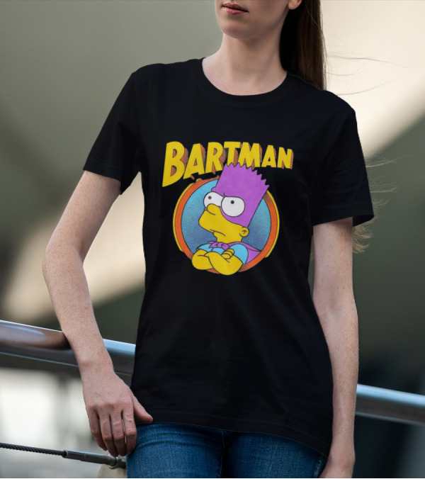 Bartman Simpsons Cartoon Superhero Iconic Character T-Shirt