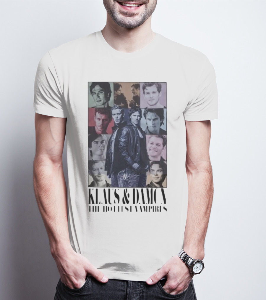 Klaus And Damon The Hottest Vampires Eras Tour T-Shirt
