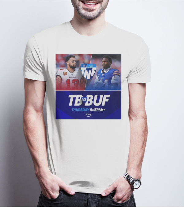 Mike Evans Tampa Bay Vs Stefon Diggs Buffalo Bills TNF Thursday Prime 8:15PM ET T-Shirt
