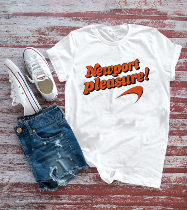 Newport Pleasure Iconic Orange Curve T-Shirt