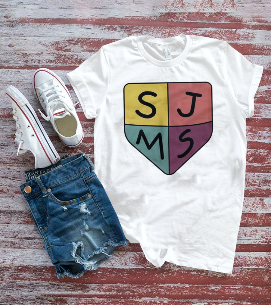 Saint James Middle School SJMS Shield Emblem T-Shirt