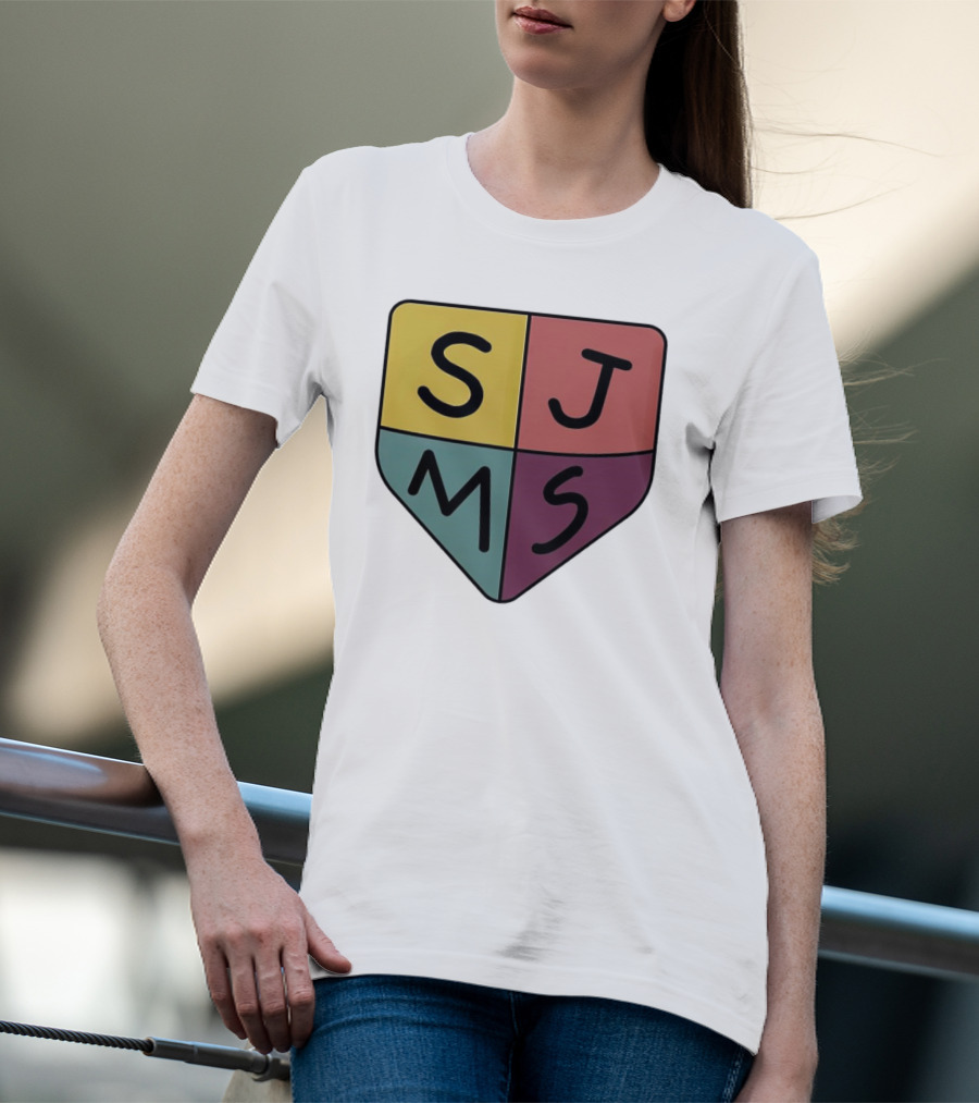 Saint James Middle School SJMS Shield Emblem T-Shirt