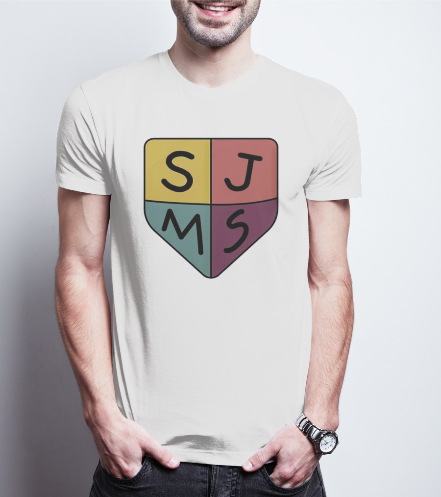 Saint James Middle School SJMS Shield Emblem T-Shirt
