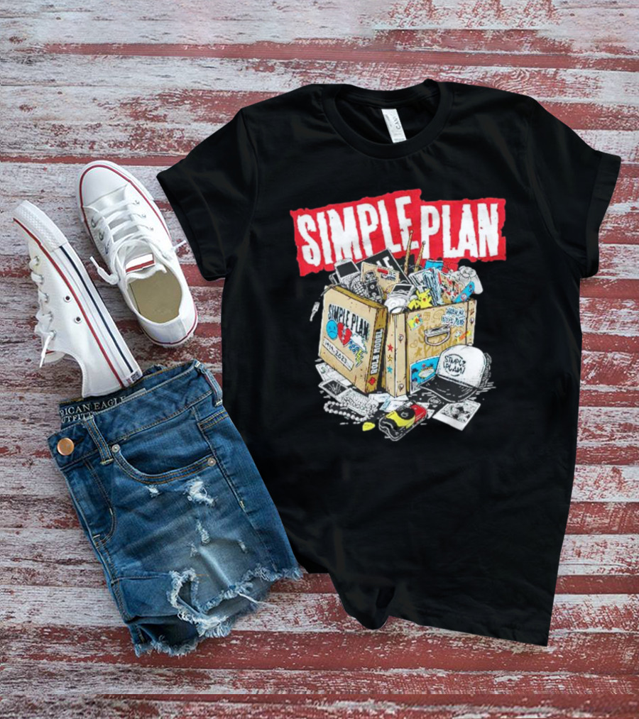 SIMPLE PLAN Souvenir Box Full Of Memories And Cool Stuff T-Shirt