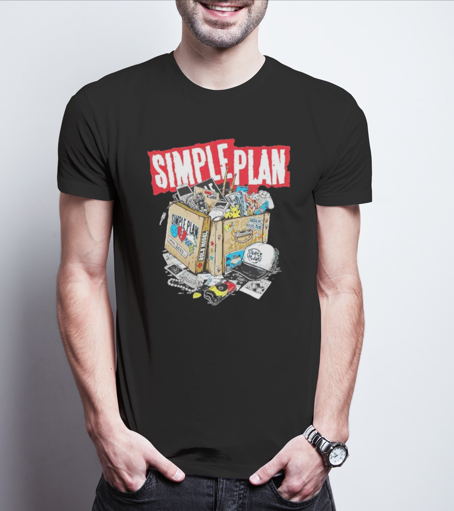 SIMPLE PLAN Souvenir Box Full Of Memories And Cool Stuff T-Shirt