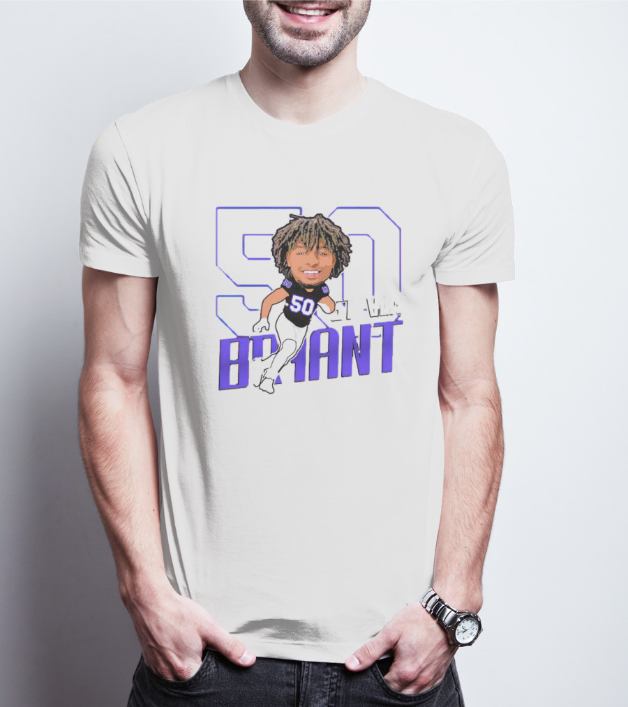 Support Weber State Defensive Lineman 50 Steven Bryant T-Shirt
