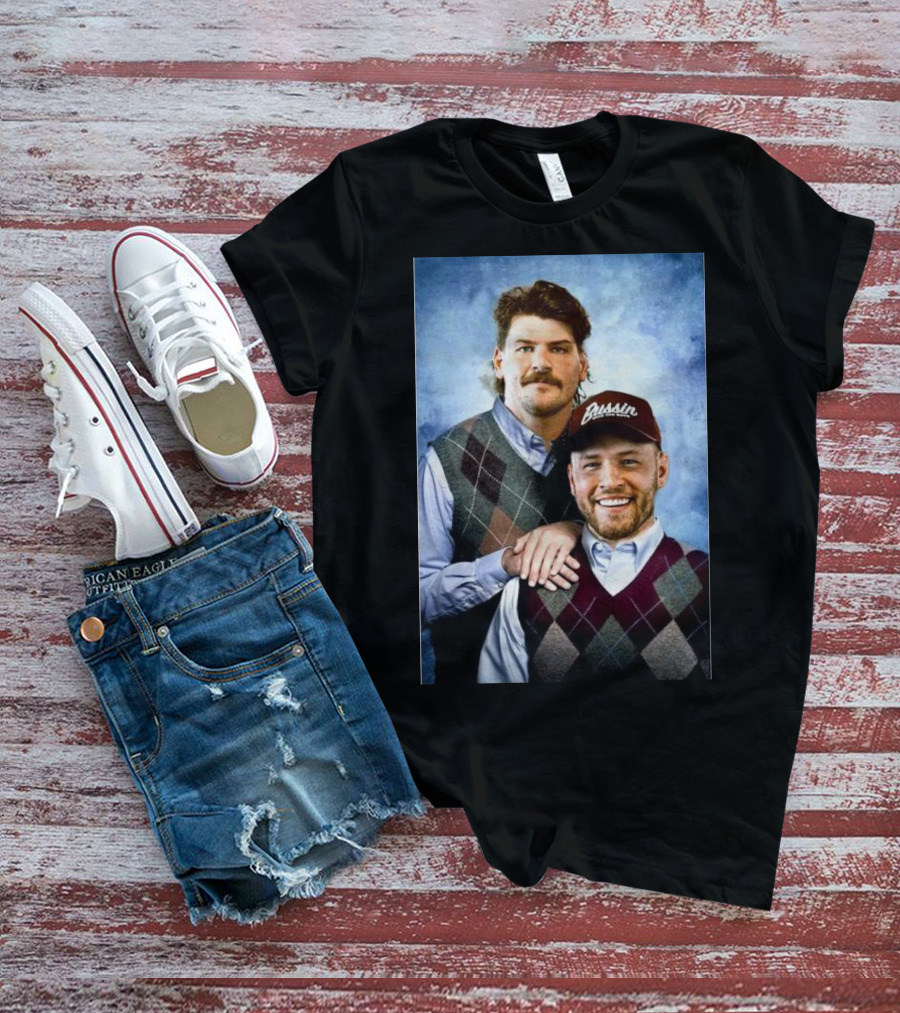 Bussin With The Boys Step Brothers Taylor Lewan Will Compton Photo T-Shirt
