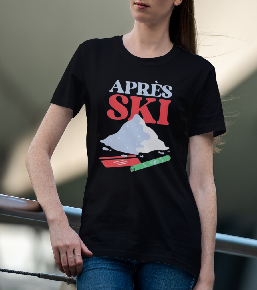 APRÈS SKI Snow Powder Enthusiast Fun Adventure T-Shirt