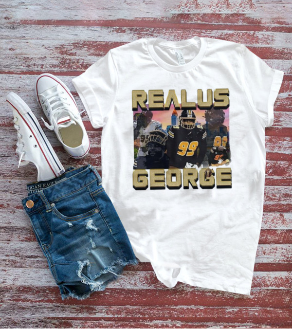 Realus George 99 Football Player Urban Skyline T-Shirt