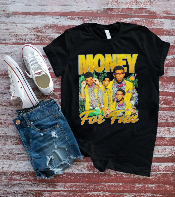 Money For Fun Vintage Drake Style Urban Fashion T-Shirt