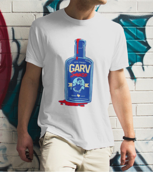 Mitch Garver Garv Sauce Texas Rangers 100% Fresh Texas U.S.A T-Shirt