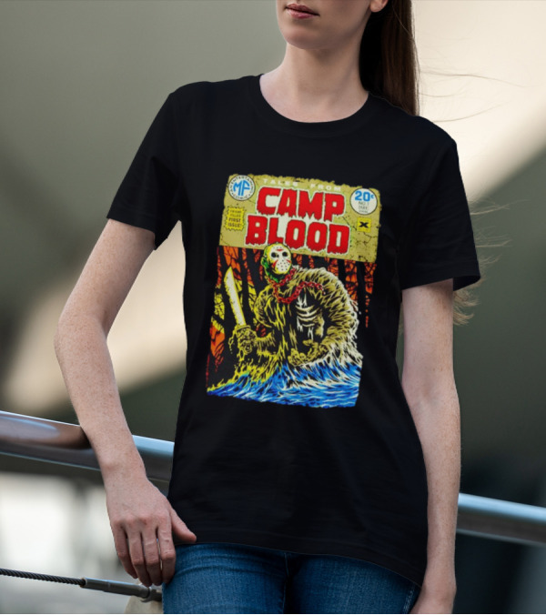 Tales From Camp Blood First Issue Jason Voorhees Comic Style 20¢ No. 1 May T-Shirt