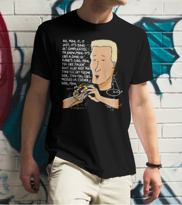 Ah Man Dang Ol’ Complicated Life Rubik’s Cube Man T-Shirt