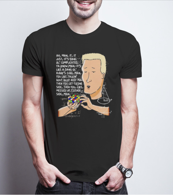 Ah Man Dang Ol’ Complicated Life Rubik’s Cube Man T-Shirt