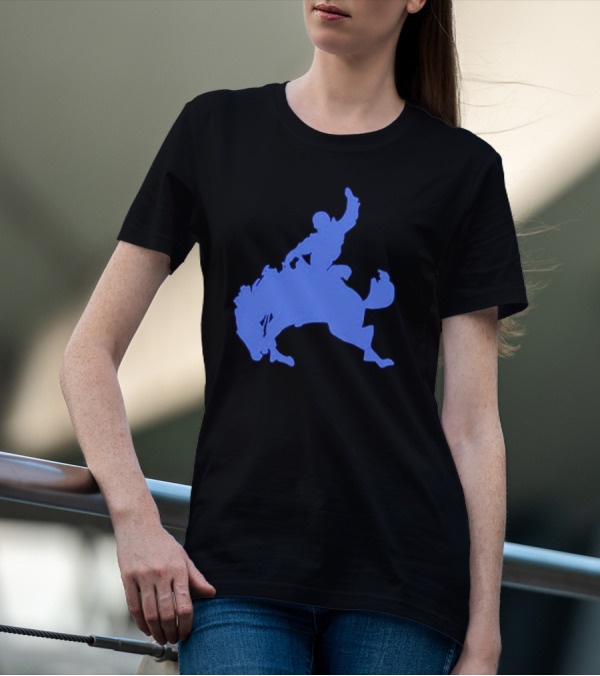 Bad Bunny Bucking Blue Cowboy T-Shirt