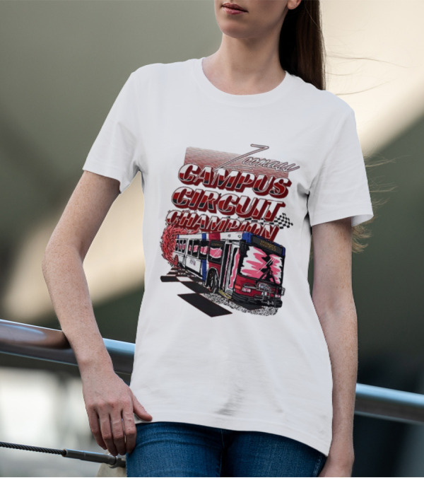 Campus Circuit Champion Zoombus Racing Bus T-Shirt