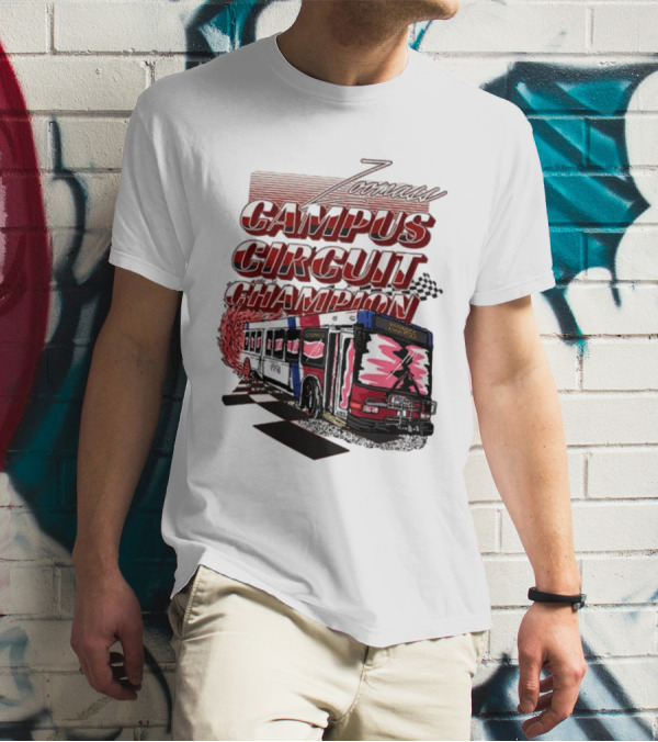 Campus Circuit Champion Zoombus Racing Bus T-Shirt