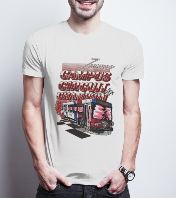 Campus Circuit Champion Zoombus Racing Bus T-Shirt