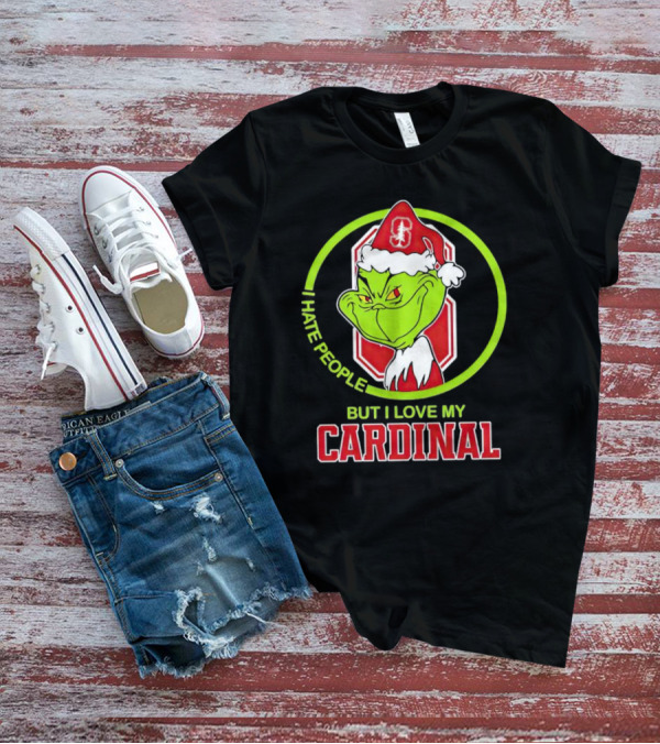 Grinch I Hate People But I Love My Stanford Cardinal T-Shirt