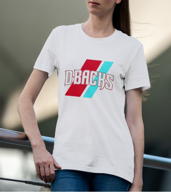 Arizona DBbacks Tri-Color Stripe T-Shirt