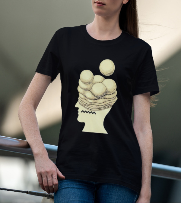 Brain Dead Growth Surreal Layers Optical Illusion T-Shirt