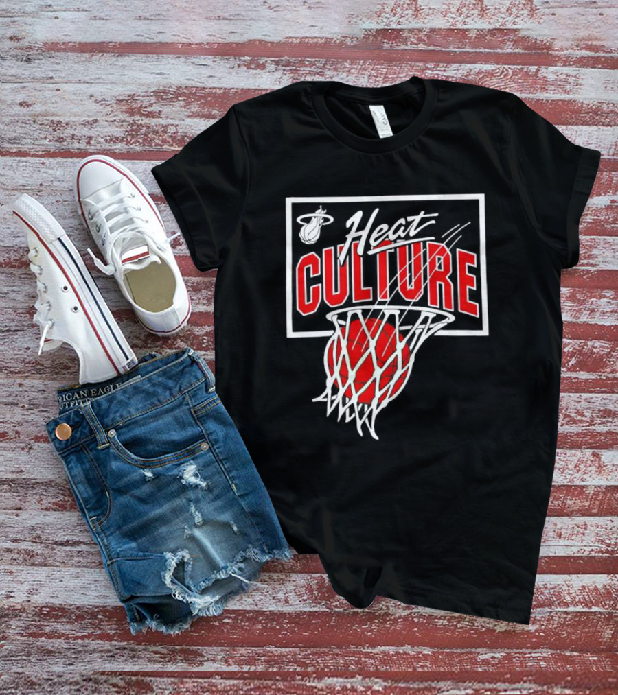 Heat Culture Basketball Net Miami Heat T-Shirt