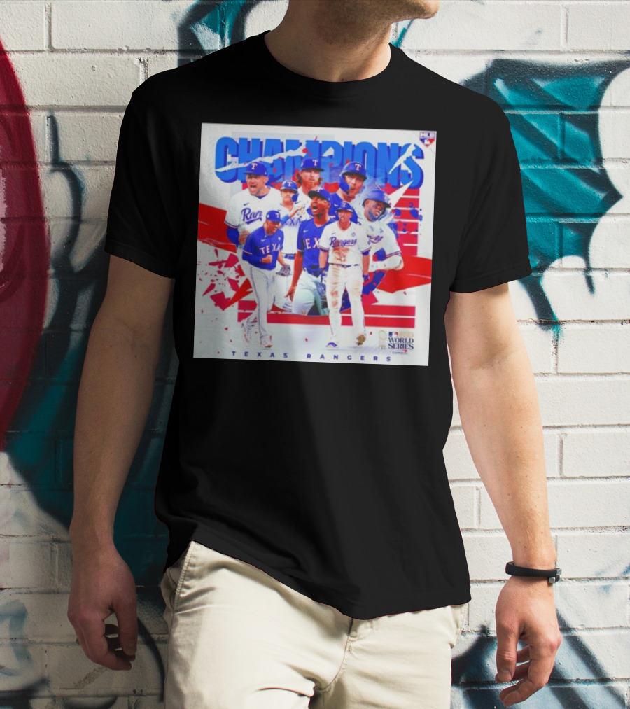 Texas Rangers MLB World Series Champions T-Shirt