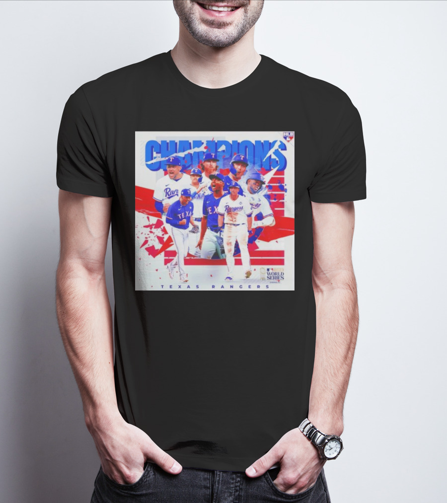 Texas Rangers MLB World Series Champions T-Shirt