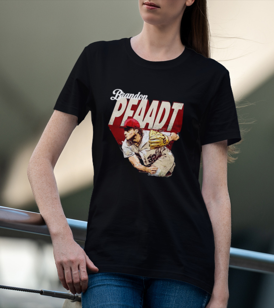Brandon Pfaadt Arizona Diamondbacks Pitching Action Signature T-Shirt