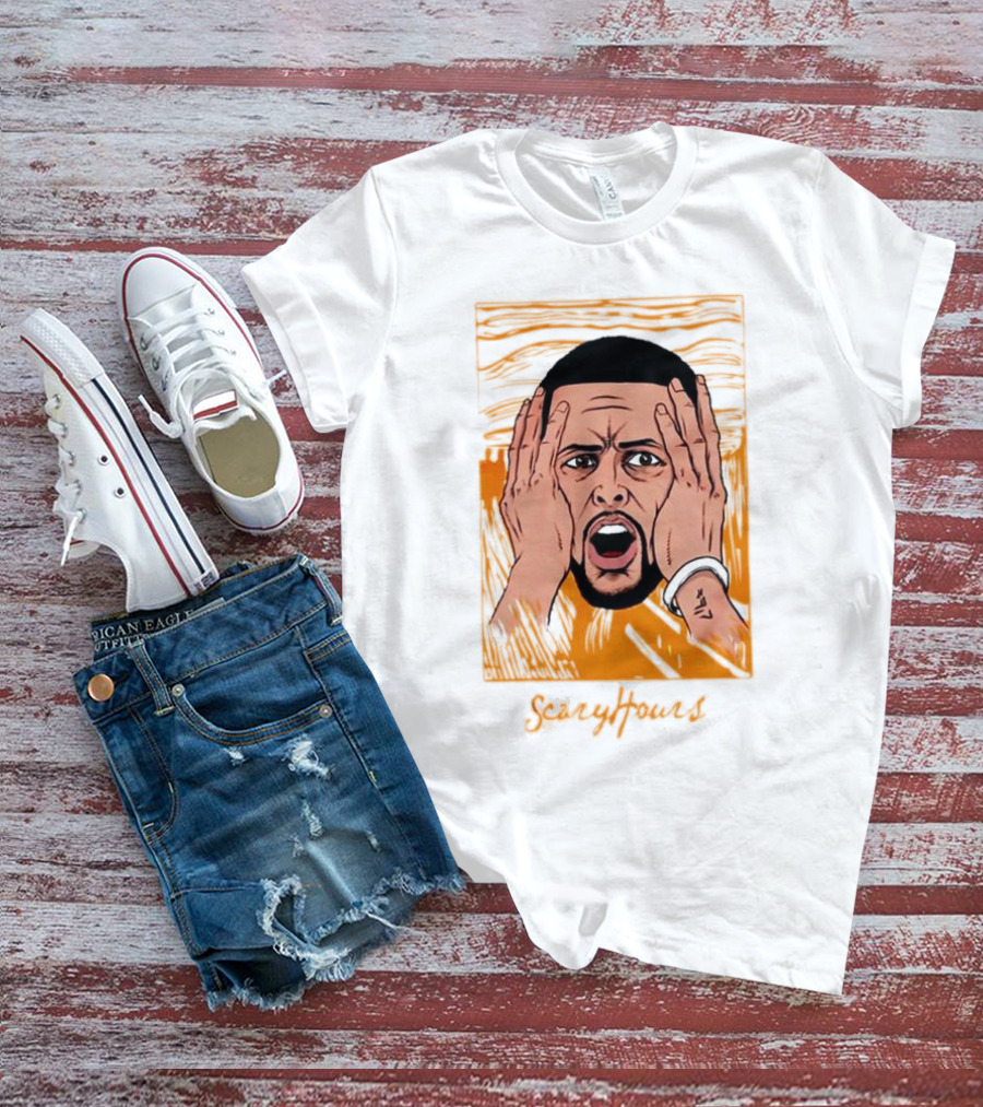 Drake Scary Hours White Munch Scream T-Shirt