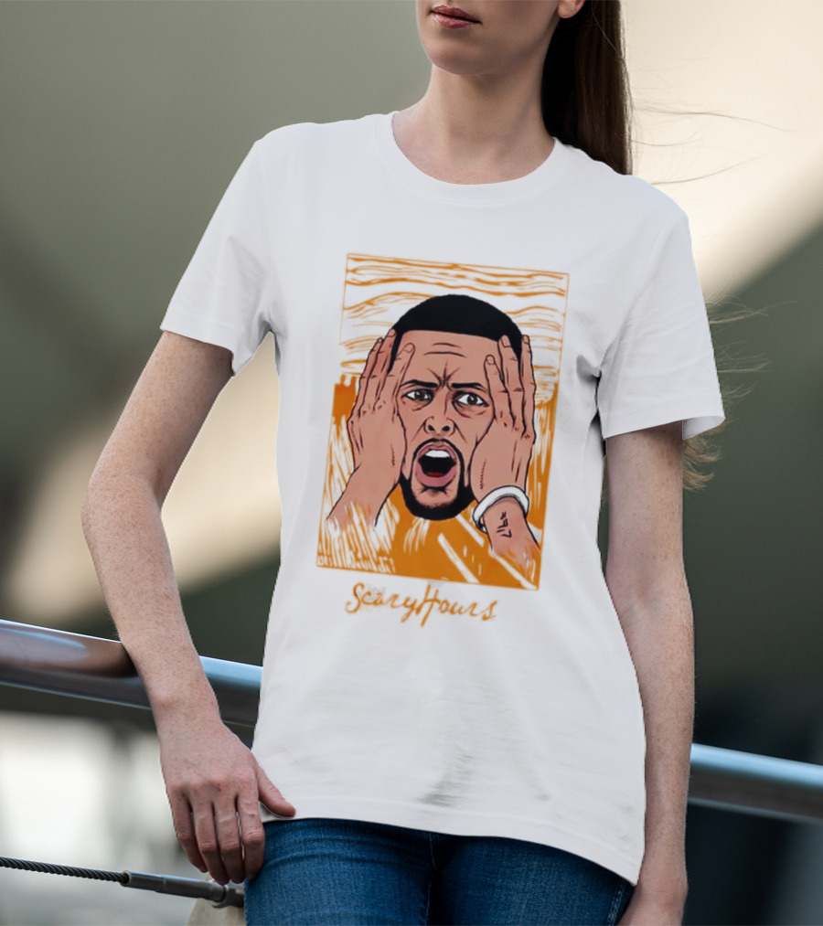 Drake Scary Hours White Munch Scream T-Shirt