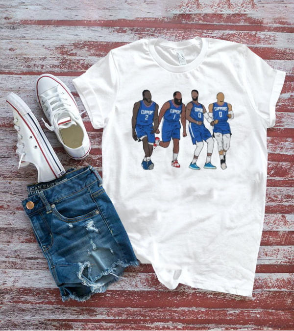 Kawhi Harden PG Russ Clippers Basketball Team Players T-Shirt