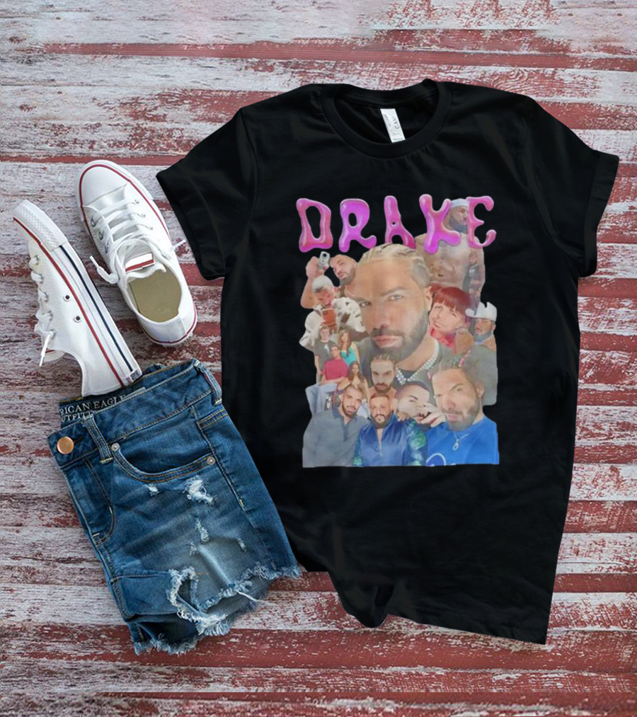 Drake Multi-Portrait Collage T-Shirt