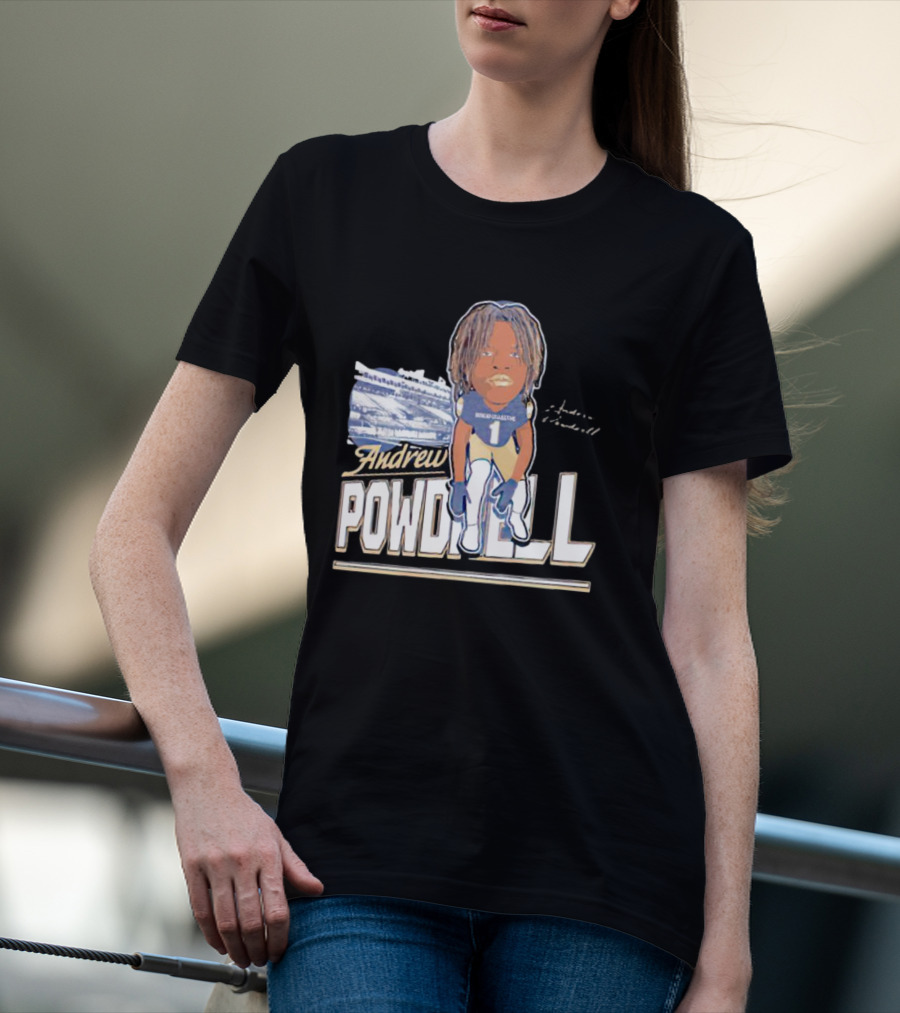 Andrew Powdrell Number 1 Honor Groundstone Signature T-Shirt