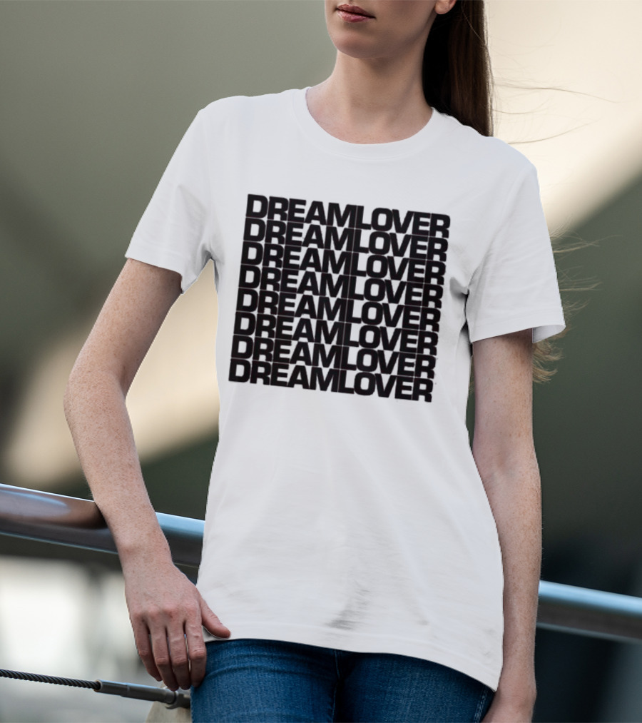 Mariah Carey Dreamlover Repeated Text T-Shirt