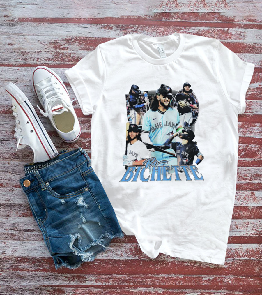 Toronto Blue Jays Bo Bichette Collage MLB Collector's Edition T-Shirt