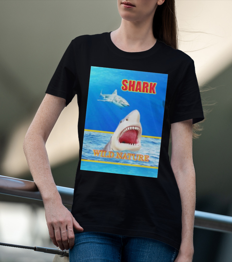 SHARK Wild Nature Ocean Depths Adventure T-Shirt