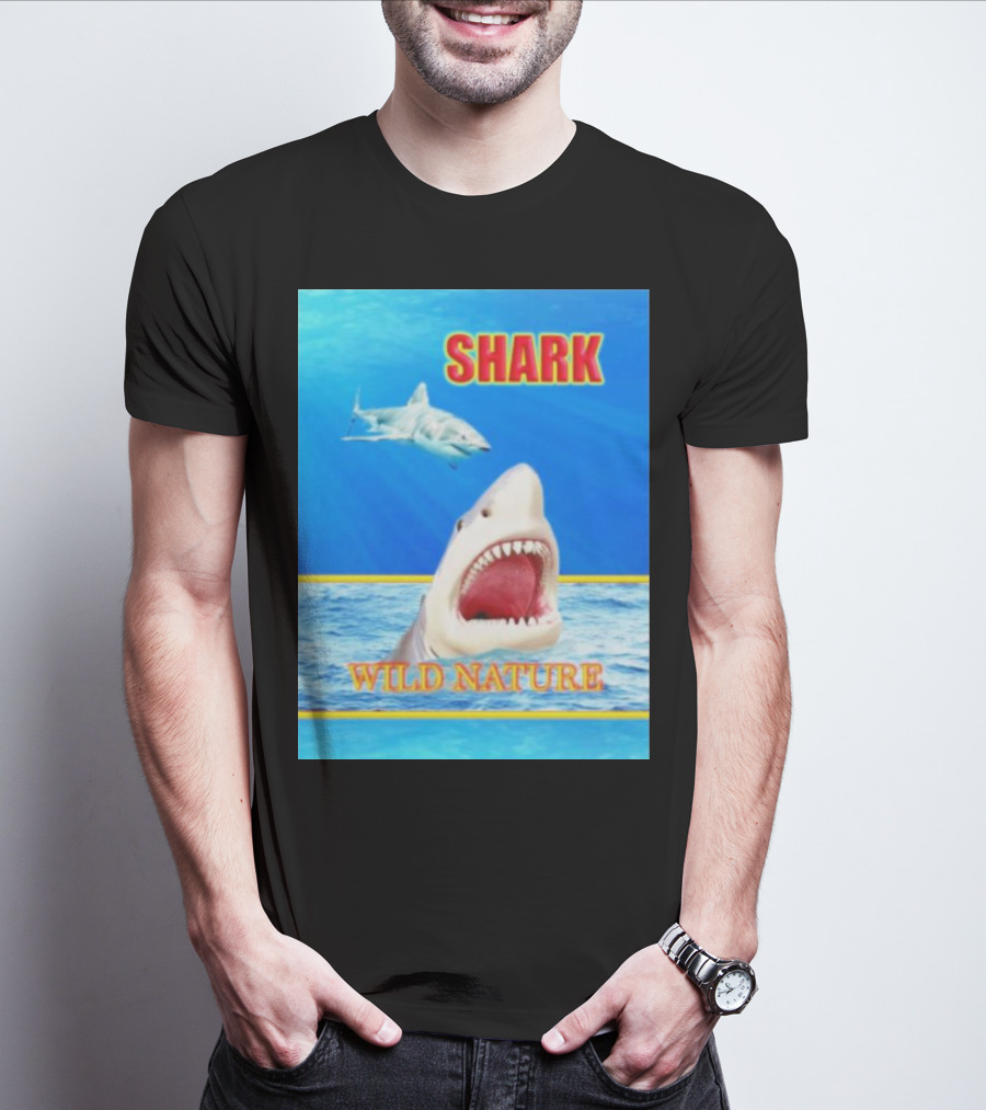 SHARK Wild Nature Ocean Depths Adventure T-Shirt