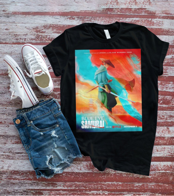 Blue Eye Samurai Logan Blade Runner 2049 Netflix November 3 T-Shirt