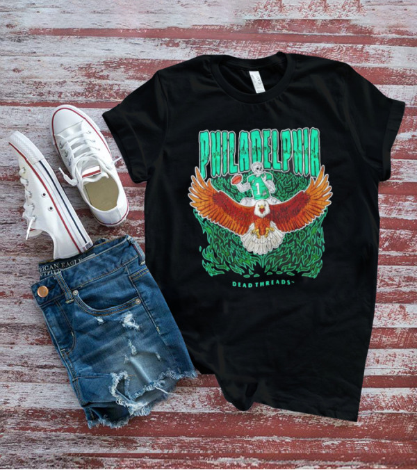 Philadelphia Football Eagle Dead Threads T-Shirt